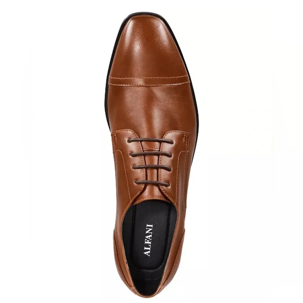 Alfani Men's Quincy Cap-Toe Lace-Up Shoes